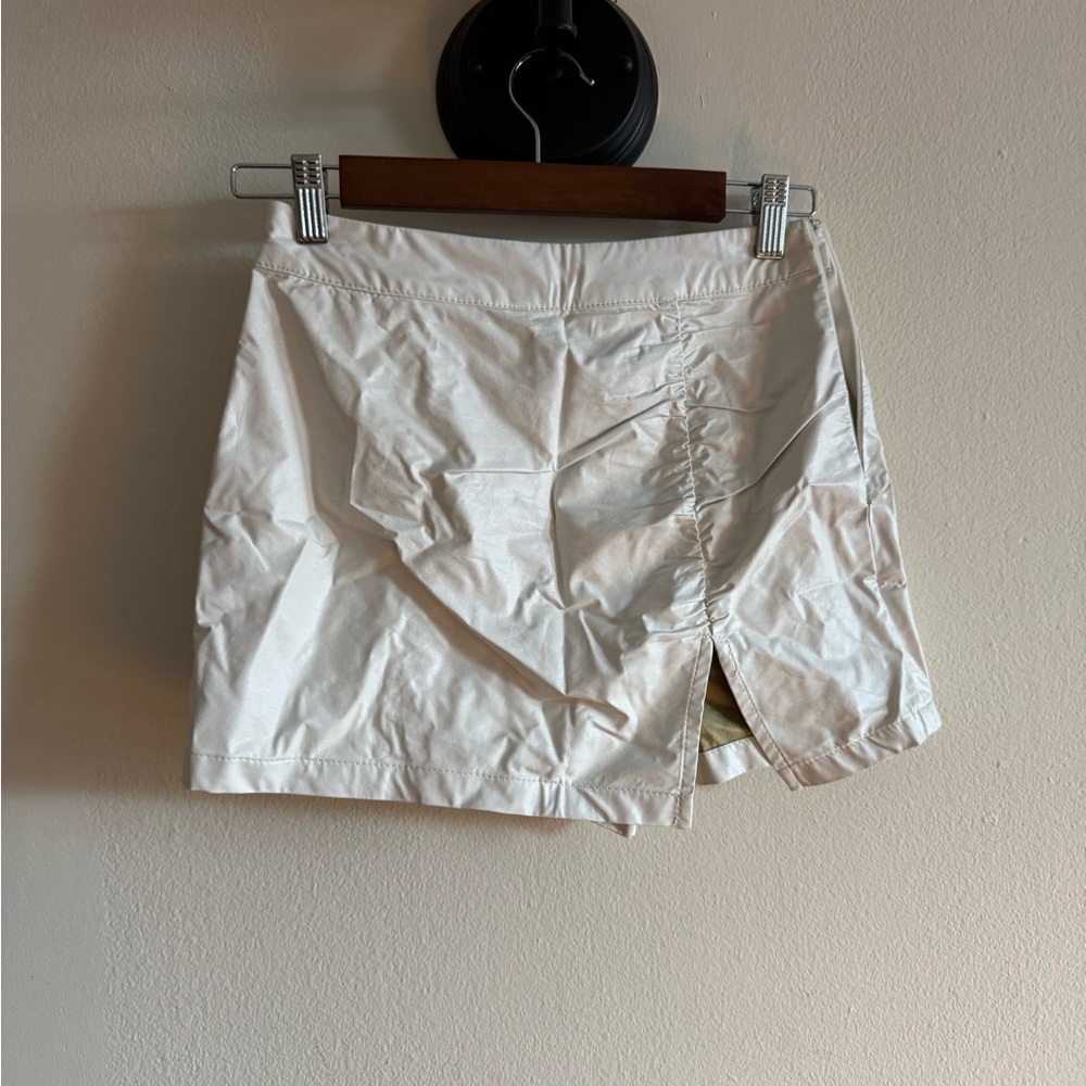 Cotton Candy White Skort